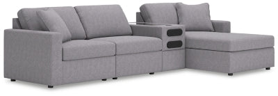 Seccional Modmax de 4 piezas con chaise longue