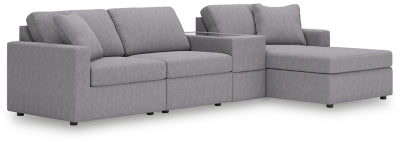 Seccional Modmax de 4 piezas con chaise longue