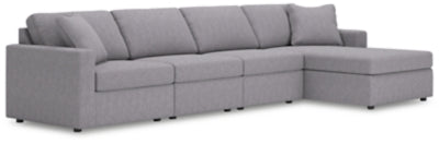 Seccional Modmax de 4 piezas con chaise longue