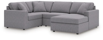 Seccional Modmax de 4 piezas con chaise longue