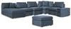 Seccional Modmax de 6 piezas con chaise longue y otomana