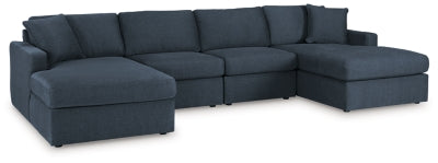Seccional Modmax de 4 piezas con chaise longue