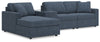 Seccional Modmax de 4 piezas con chaise longue