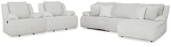 Seccional reclinable de 3 piezas de primer nivel y 2 sillones reclinables