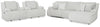 Seccional reclinable de 3 piezas de primer nivel y 2 sillones reclinables