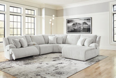 Top Tier 6-Piece Reclining Sectional with Chaise