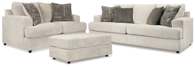 Sofá, loveseat y otomana Soletren