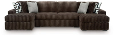 Seccional de 3 piezas con chaise longue Midnight-Madness