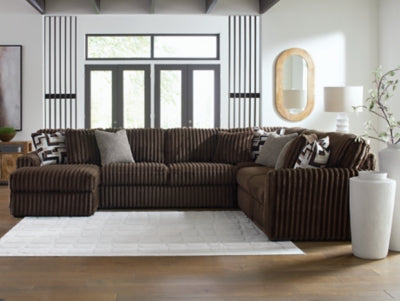 Seccional de 4 piezas con chaise longue Midnight-Madness