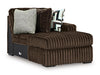 Chaise longue esquinera con brazo derecho Midnight-Madness