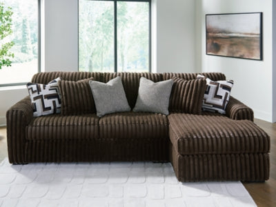 Sofá seccional de dos piezas con chaise longue Midnight-Madness