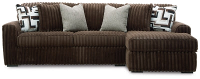 Midnight-Madness 2-Piece Sectional Sofa with Chaise