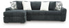 Midnight-Madness 2-Piece Sectional Sofa Chaise
