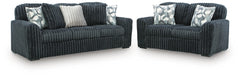 Midnight-Madness Sofa and Loveseat