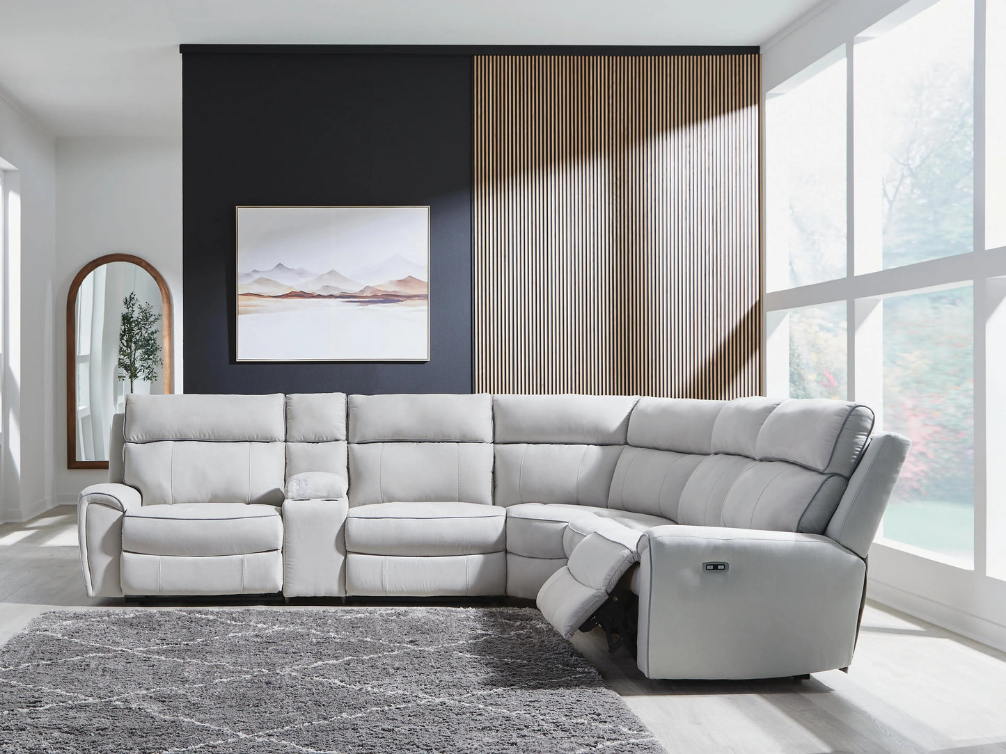 Grafton Pike 6-Piece Power Reclining Sectional