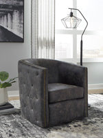 Silla giratoria decorativa Brentlow
