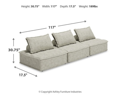Asientos modulares de 3 piezas Bales
