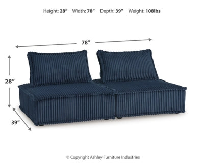 Asientos modulares de 2 piezas Bales
