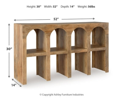 Mesa consola de sofá Luzmanacy