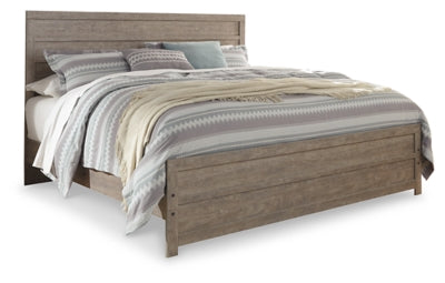 Cama King con paneles Culverbach