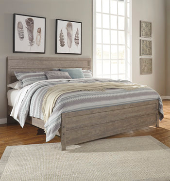 Cama King con paneles Culverbach