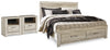 Bellaby King Storage Bed and 2 Nightstands