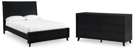 Danziar Queen Panel Bed and Dresser