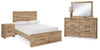 Hyanna Full Storage Panel Bed, Dresser, Mirror and Nightstand