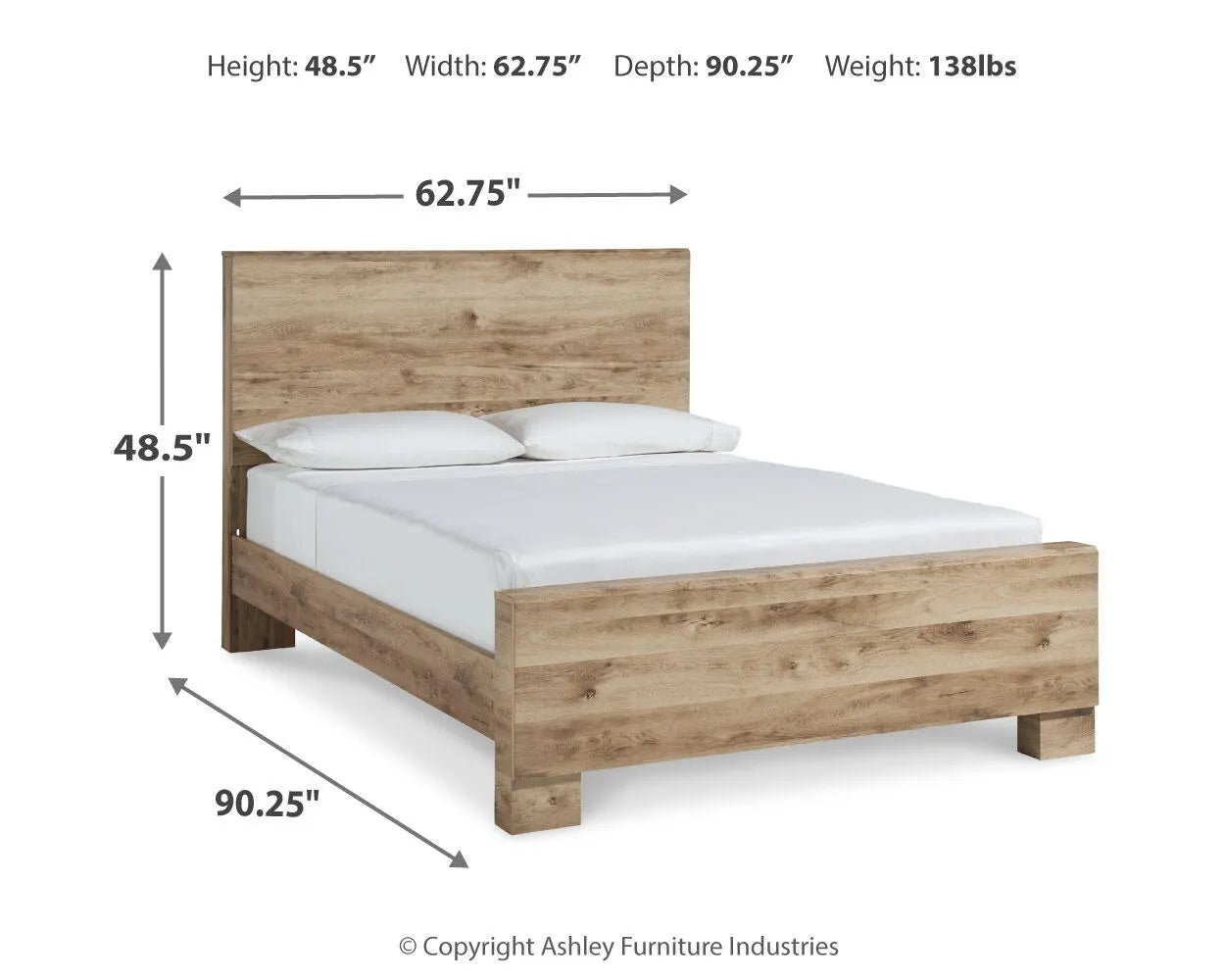 Cama Queen Hyanna con paneles