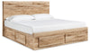 Hyanna Queen Panel Storage Bed with 1 Under Bed Storage Drawer