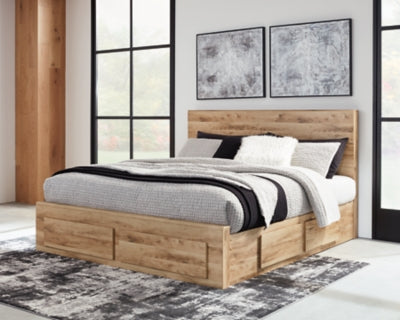 Cama Hyanna Queen con almacenamiento y 1 cajón debajo