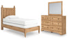 Galletyn Twin Panel Bed, Dresser and Mirror
