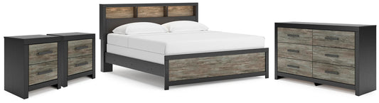 Jonnifer King Panel Bed, Dresser and 2 Nightstands