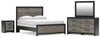 Jonnifer Queen Panel Bed, Dresser, Mirror and Nightstand
