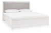 Raechalla King Upholstered Panel Bed