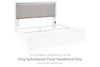 Raechalla King Upholstered Panel Headboard