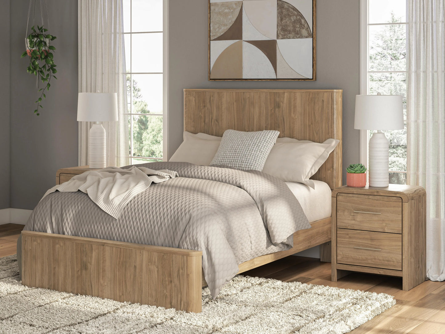 Dovander Full Panel Platform Bed