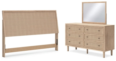Cielden King Panel Headboard, Dresser and Mirror