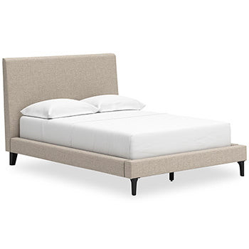 Cielden Full Upholstered Bed with Roll Slats
