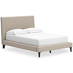Cama tapizada completa Cielden con listones enrollables