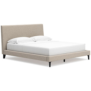 Cama tapizada California King Cielden con listones enrollables