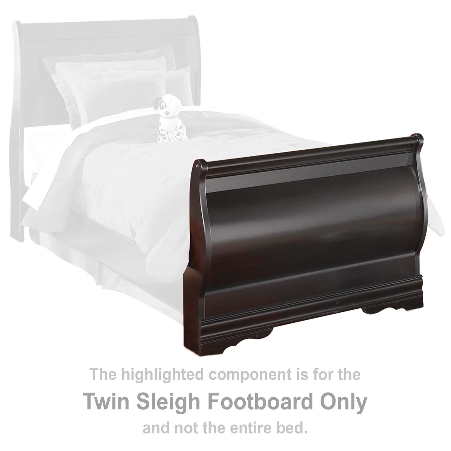 Huey Vineyard Twin Sleigh Footboard