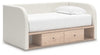 Shapella Twin Upholstered Day Bed with Storage