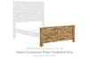 Branstony Queen Crossbuck Panel Footboard