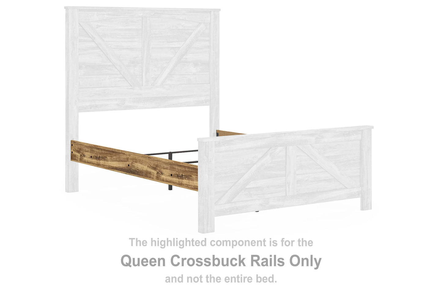 Branstony Queen Crossbuck Rails