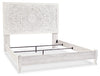 Estribo de cama con paneles Paxberry King y rieles