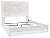 Estribo de cama con paneles Paxberry King y rieles