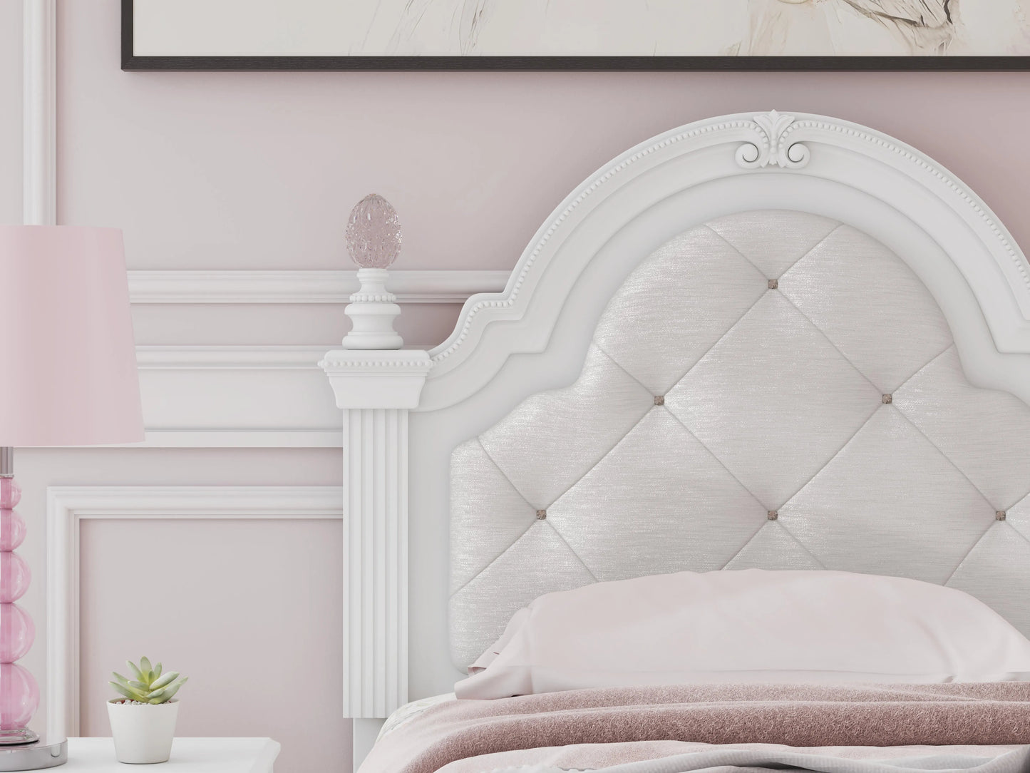 Maylilly Twin Upholstered Panel Headboard