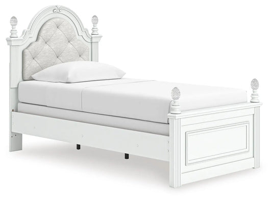 Maylilly Twin Upholstered Panel Bed
