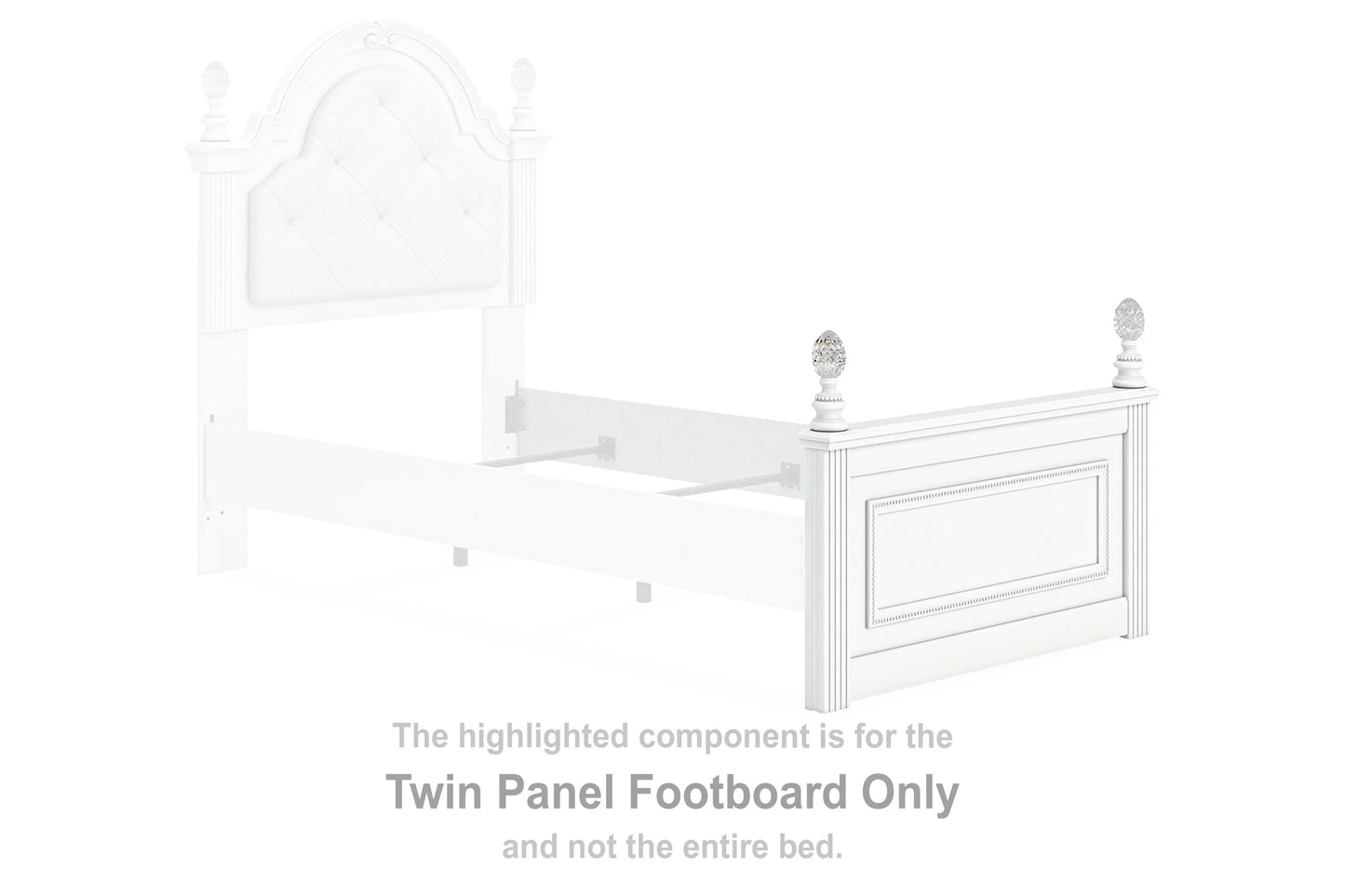 Maylilly Twin Panel Footboard